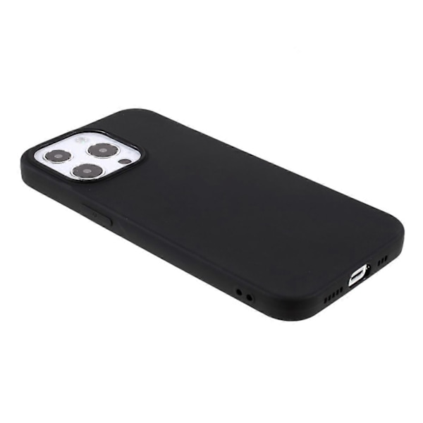 För iPhone 13 Pro 6.1 tum Slim Surface Layer Slät Matt Mjuk Flexibel TPU Skal Multicolor Style B