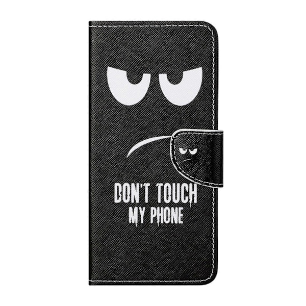 Mønstertryk Kryds Tekstur Læder Wallet Stand Case til Samsung Galaxy S21 FE Cover Multicolor Style C