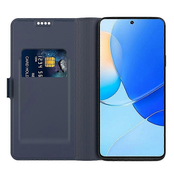 Honor 90 Folio Flip PU-nahkainen suojakotelo jalustalla ja korttipaikalla Multicolor Style C