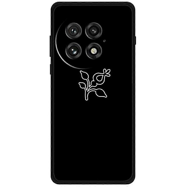 OnePlus 13 Viivapiirroskuvioitu naarmuuntumaton pehmeä TPU-puhelinkuori Multicolor Flower