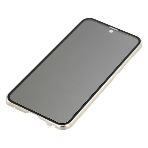 Til Samsung Galaxy S23 FE Cover med Skærmbeskytter Hærdet Glas Metal Telefon Cover Magnetisk Lås Multicolor Gold
