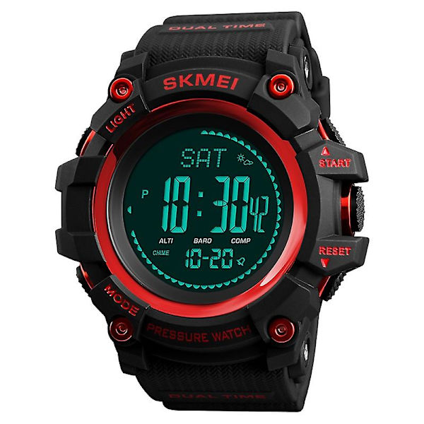 Skmei 1358 30m Vandtæt Digitalt Ur Sort Red