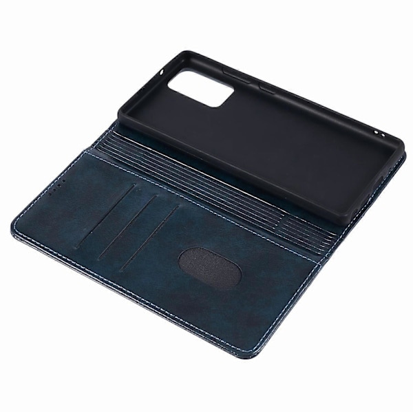 SUTENI Deksel til Samsung Galaxy Note20/Note20 5G PU Lær Cover Stativ Lommebok Telefon Shell Multicolor Style B