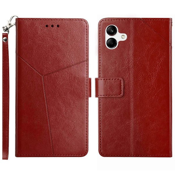 Til Samsung Galaxy A05 4G Etui Y-formet Linje Præget Læder Wallet Telefon Cover Multicolor Style C