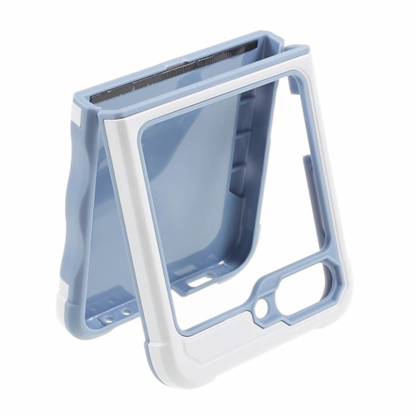 För Samsung Galaxy Z Flip5 5g Tvådelat phone case Pc + Tpu Anti-Scratch cover White