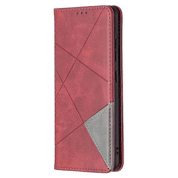Geometrisk Mønster Læder Stand Case med Kortlommer til Samsung Galaxy A32 4G (EU Version) Multicolor Style B