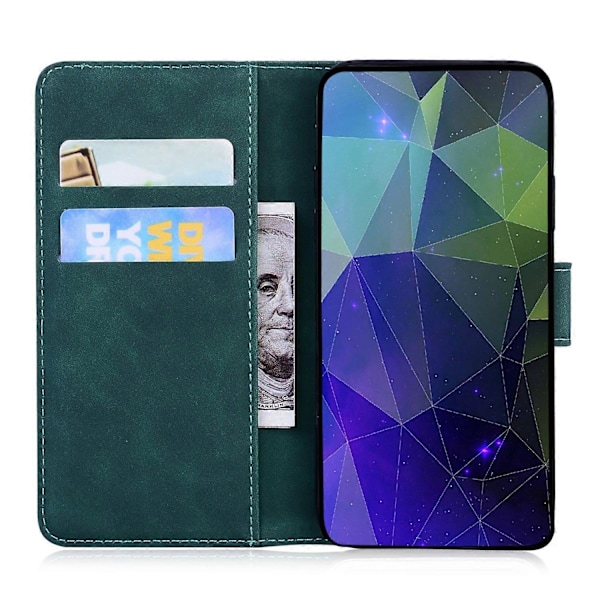 Motorola Moto G73 5G PU-nahkainen puhelinkotelo, tiikerikuvioitu puhelinkotelo jalustalla ja lompakolla Multicolor Style C
