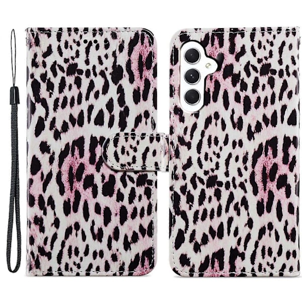 Plånboksfodral för Samsung Galaxy A15 5G PU Läder Mönstertryck Telefonskal Multicolor Style O