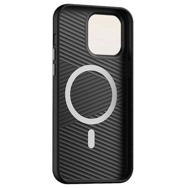 Til iPhone 12 Pro Max Case PC+PU Læder Anti-Drop Telefon Cover Kompatibel med MagSafe Multicolor Style D
