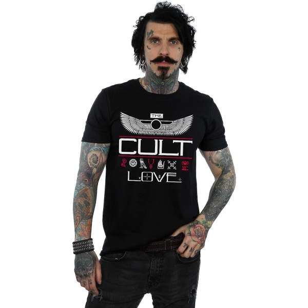 The Cult Miesten Love Wings T-paita Aikuisten Koko S-3xl Txu10 Black 2XL