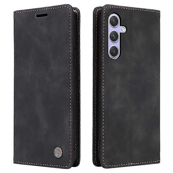 006-sarjan Samsung Galaxy A54 5G -kotelo nahkaisella lompakkokotelolla ja imukuppikiinnityksellä Multicolor Style A