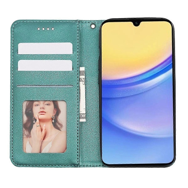 Plånboksfodral för Samsung Galaxy A26 5G Stark Magnetisk Rutmönster Präglat Läder Flip Multicolor Style D