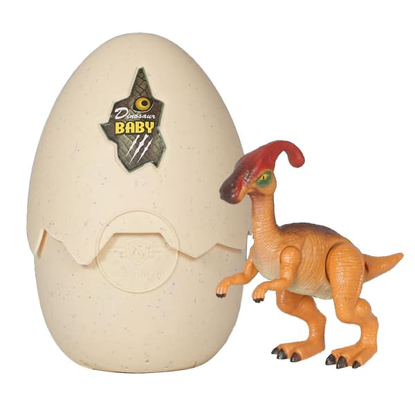 Påske Dinosaurieegg Leke LED Lys Lyd Barn