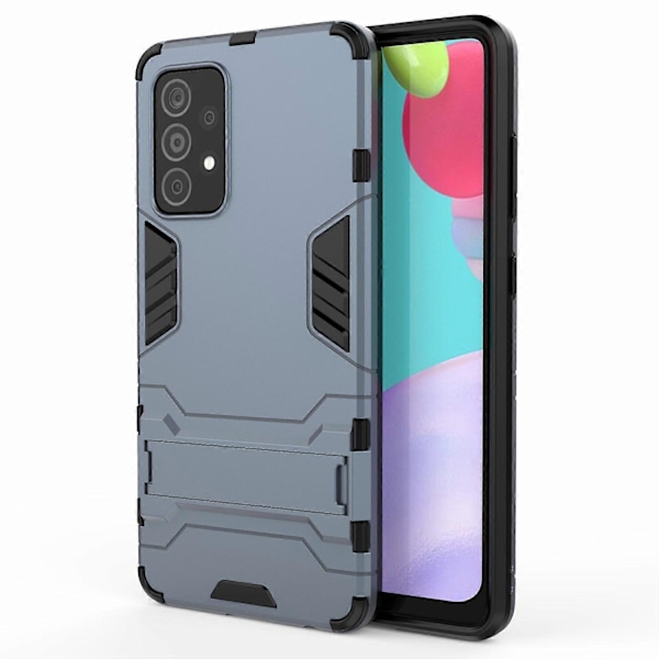 2-i-1 Stödskydd Plast+TPU Hybridskal för Samsung Galaxy A52 4G/5G/A52s 5G Multicolor Style C