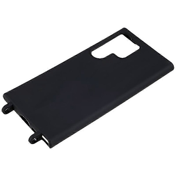 TPU-kotelo Samsung Galaxy S23 Ultralle, mattapintainen puhelimen suojakuori leveällä kaulanauhalla
