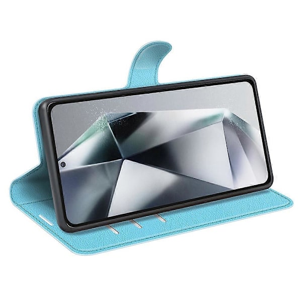 Til Samsung Galaxy S25 Ultra Case Litchi Tekstur Stødsikker Læder Wallet Telefon Cover Multicolor Style E