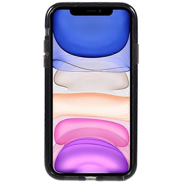 iPhone 11 Läpinäkyvä PC+TPU Puhelinkotelo Pudotussuoja Takakansi Multicolor Style C
