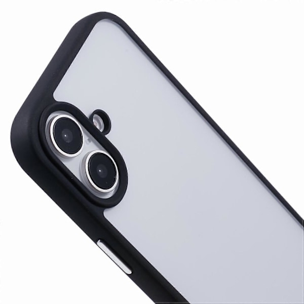 iPhone 16 -kotelo TPU+PC Kristallinkirkas takakansi kaulanauhan rei'illä Multicolor Style B