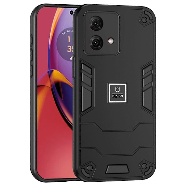 För Motorola Moto G84 5G Mobilskal TPU+PC Stöttåligt Robust Skydd Multicolor Style A