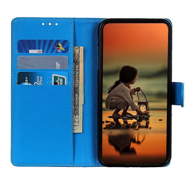 Klassisk PU læder Wallet Phone Stand Case til Samsung Galaxy Xcover 5 Multicolor Style D