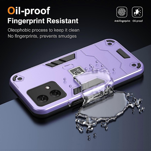Motorola Moto G84 5G puhelinkotelo TPU+PC iskunkestävä kestävä suojus Multicolor Style C