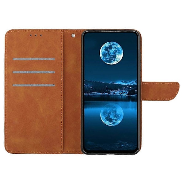 Xiaomi 14 -kotelo, nahkainen, ihoa myötäilevä, naarmuuntumaton lompakkopuhelinkotelo Multicolor Style D
