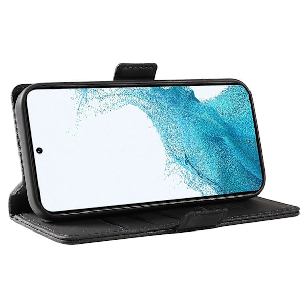 YIKATU YK-005 Til Samsung Galaxy S21 FE 5G Stand Wallet Case Hud-berørings Læder Telefon Cover Multicolor Style E