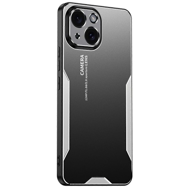 Skal för iPhone 15 Plus Aluminiumlegering+TPU+PC Matt Finish Smartphone-skydd Multicolor Style C