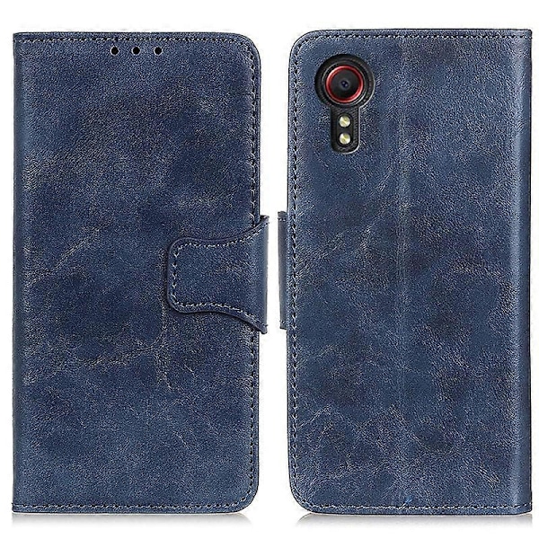 Lompakkoteline Suojakotelo Samsung Galaxy Xcover 5:lle, jaettu nahka Multicolor Style C
