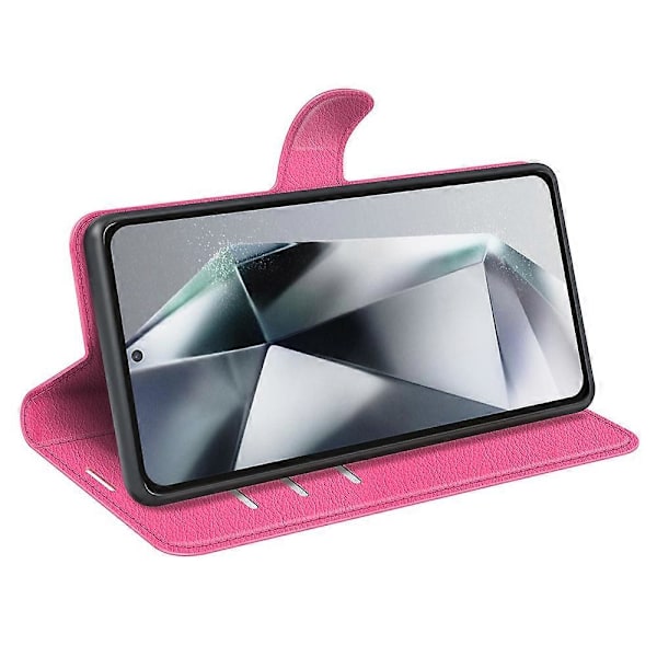 Til Samsung Galaxy S25 Ultra Case Litchi Tekstur Stødsikker Læder Wallet Telefon Cover Multicolor Style G