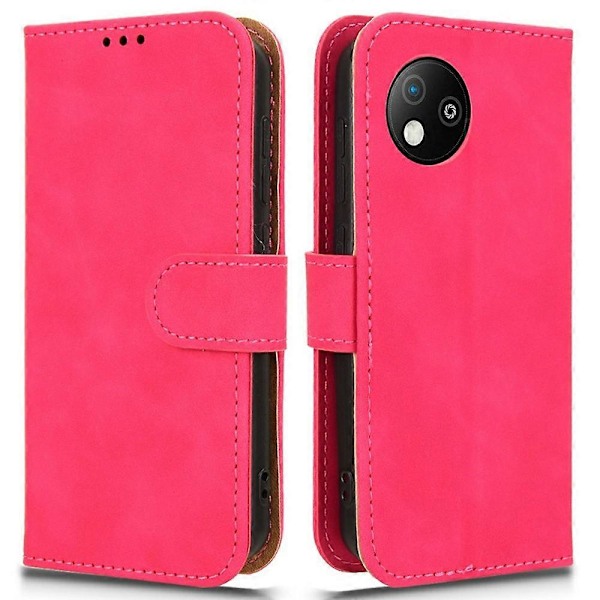 Læderetui til ZTE Blade A35 Lite, hudvenligt anti-drop flip-telefoncover med pung Multicolor Style D