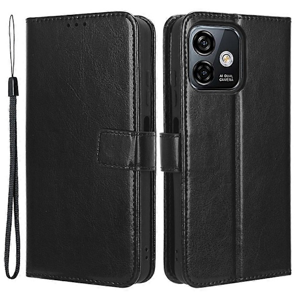 För Ulefone Note 16 Pro Folio Flip Telefonfodral PU Läder Ställ Plånboksfodral Multicolor Style A