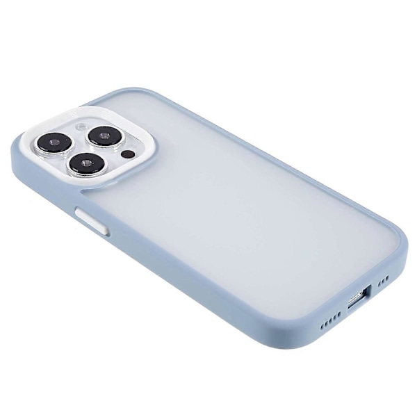 FULEXIN Skal för iPhone 15 Pro, hudvänlig yta, färgglad TPU-ram + PC Stöttåligt Skydd Multicolor Style B