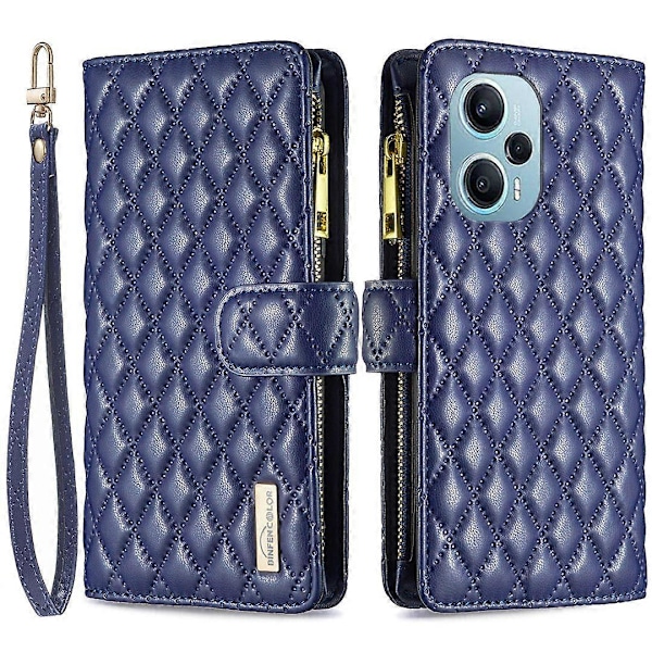 til Xiaomi Poco F5 5G/Redmi Note 12 Turbo Lynlåslomme Stativ Cover PU Læder Wallet Telefon Cover Multicolor Style A