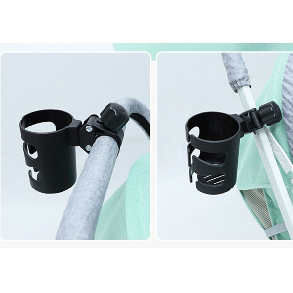 Mugghållare för baby Universal 360 Vridbar Dryckesflaskställ för Barnvagn Rullstol