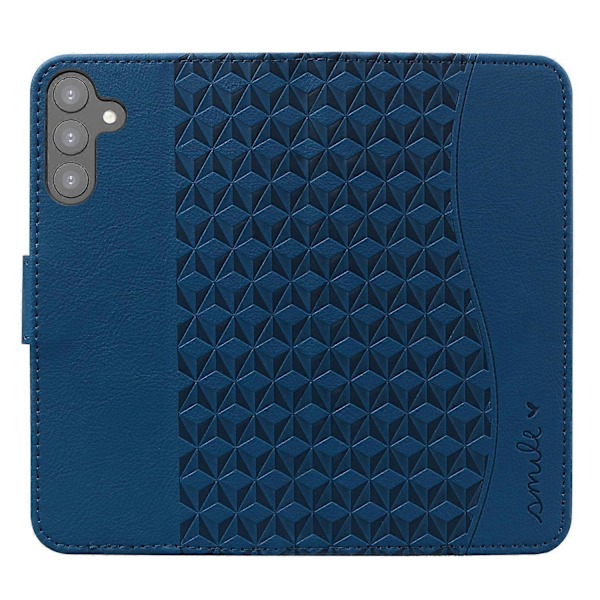 Til Samsung Galaxy A34 5G Etui Rombe Præget PU Læder Telefon Wallet Cover Multicolor Style D