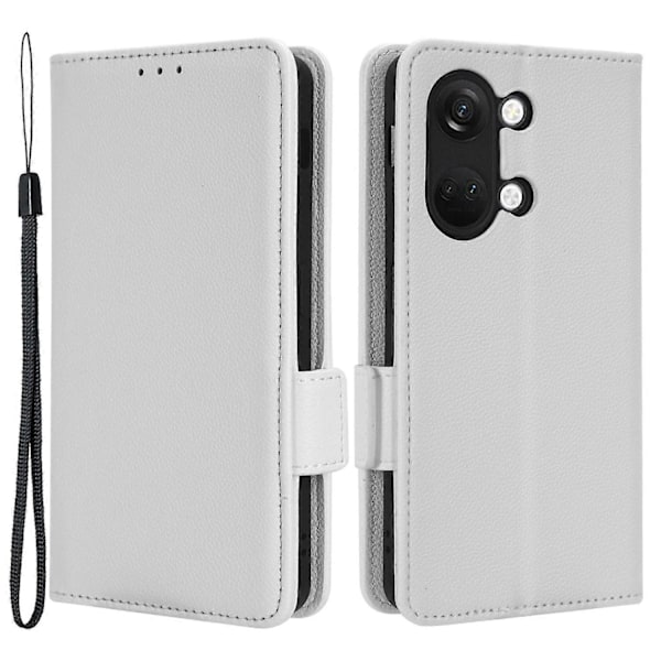 PU Læder Etui til OnePlus Nord 3 5G/Ace 2V Folio Flip Wallet Stand Telefon Cover Multicolor Style E