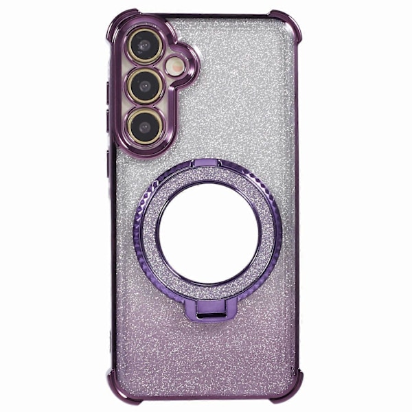 Glitter Gradient Ställ TPU Skal för Samsung Galaxy A55 5G Multicolor Style D