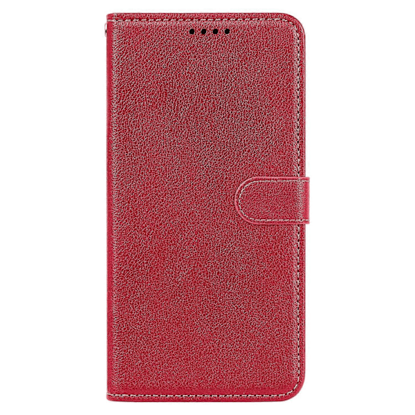 Til Nothing Phone (3a) Pro Etui Wallet RFID-blokering Litchi Tekstur Læder Telefon Cover Multicolor Red