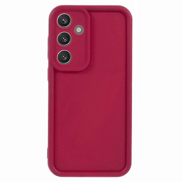 Til Samsung Galaxy S24 Cover Mat Finish Slank Profil TPU Telefon Cover Multicolor Style B