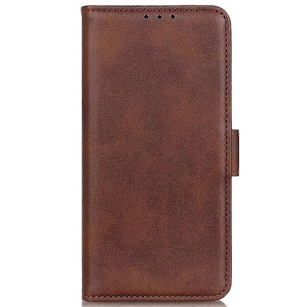 Til Motorola Moto G75 5G Etui Stativ Kohud Tekstur PU Læder Telefon Cover Multicolor Style C