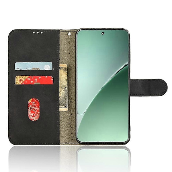 Læderetui til Xiaomi 15 Pro, hudvenlig, anti-drop, pung, flip telefoncover Multicolor Style A