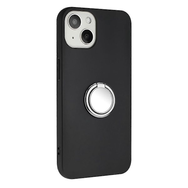 Skyddsskal för iPhone 15 Smartphone med Spegelliknande Ringstativ, Matt TPU-fodral Multicolor Style A