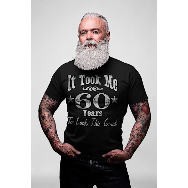 60 års fødselsdagstrøje til mænd - Det tog mig 60 år at se så godt ud! Navy M
