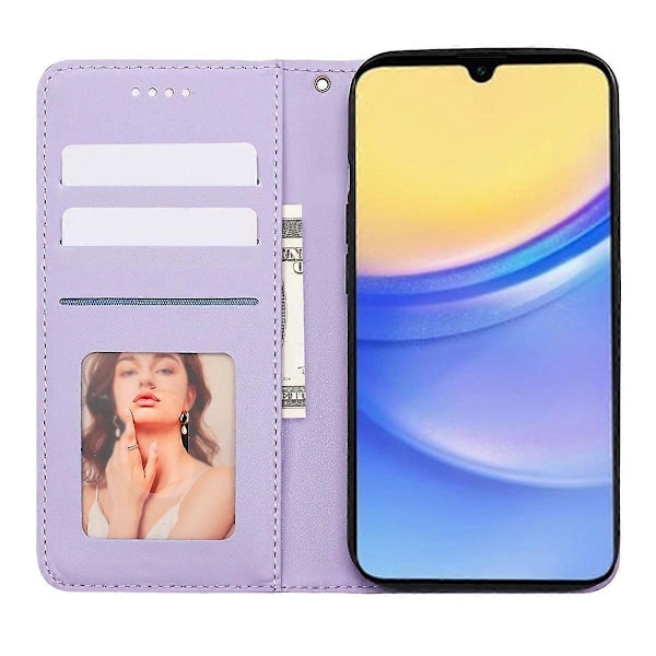 Plånboksfodral för Samsung Galaxy A26 5G Stark Magnetisk Rutmönster Präglat Läder Flip Multicolor Style F