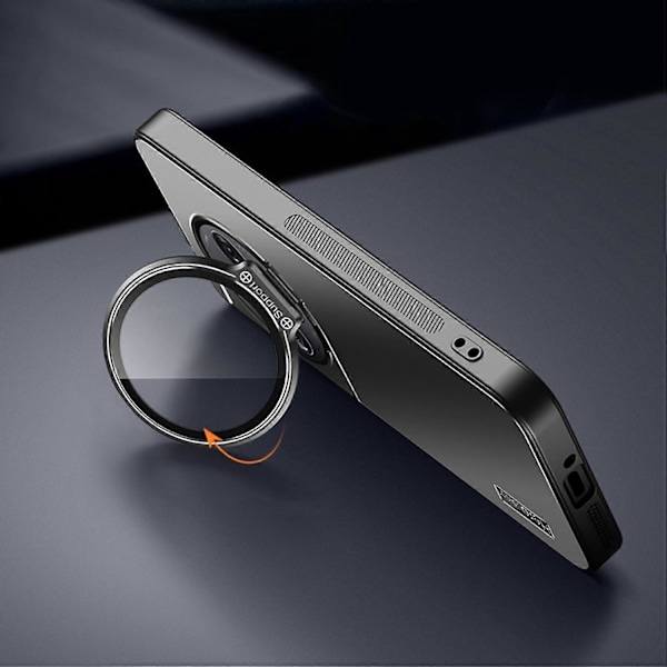 OnePlus 12 5G -puhelimen takakuori linssisuojalla ja jalustalla, TPU+PC-puhelinkuori Multicolor Silver