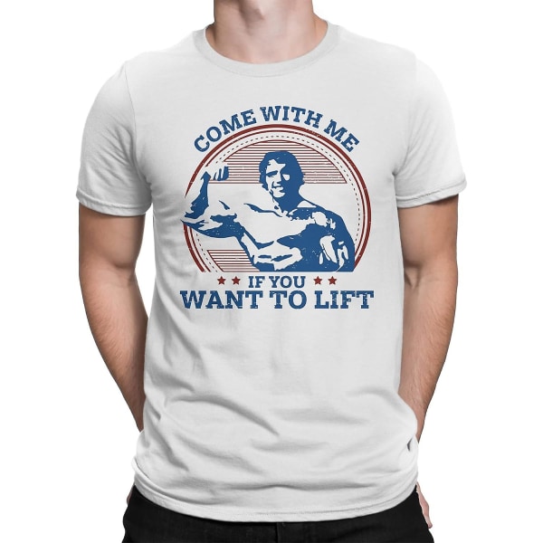Arnolds fanskjortor - kom med mig om du vill lyfta T-shirt med crewneck 3XL