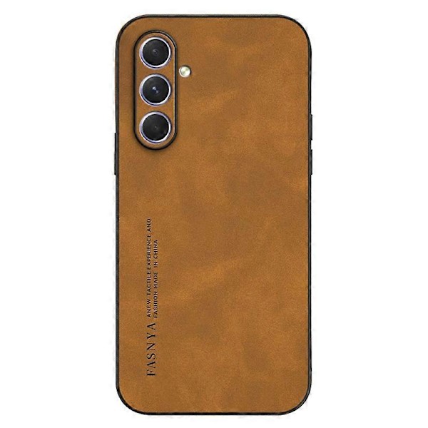 Til Samsung Galaxy A34 5G Slim Case Skin-Touch TPU+PU Smartphone Etui Multicolor Style D