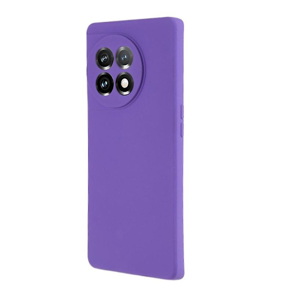 Mjukt Tpu phone case för Oneplus 11 5g , dubbelsidigt matt skyddande cover Purple