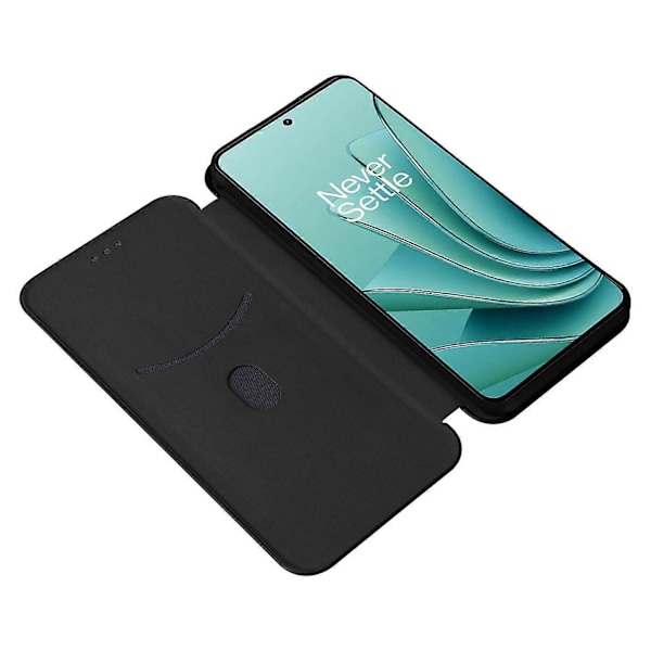 OnePlus Nord 3 5G/Ace 2V -puhelimelle hiilikuitukuvioinen nahkainen jalustallinen suojakotelo korttipaikalla Multicolor Style A